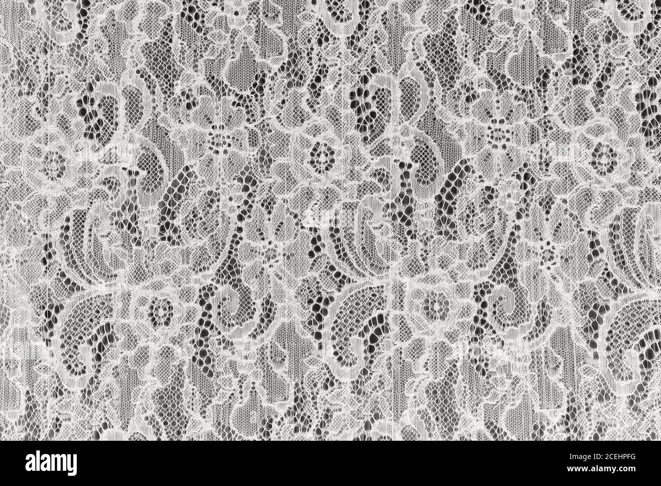 White openwork lace background texture. White guipure fabric with ornament. delicate  lace with floral pattern Stock Photo - Alamy