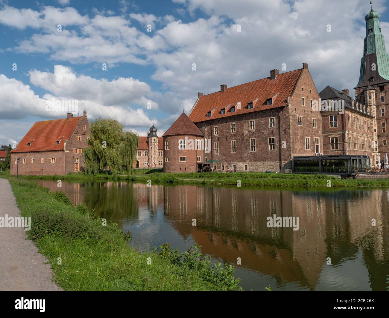 Raesfeld the castle of raesfeld in germany Stock Photo - Alamy