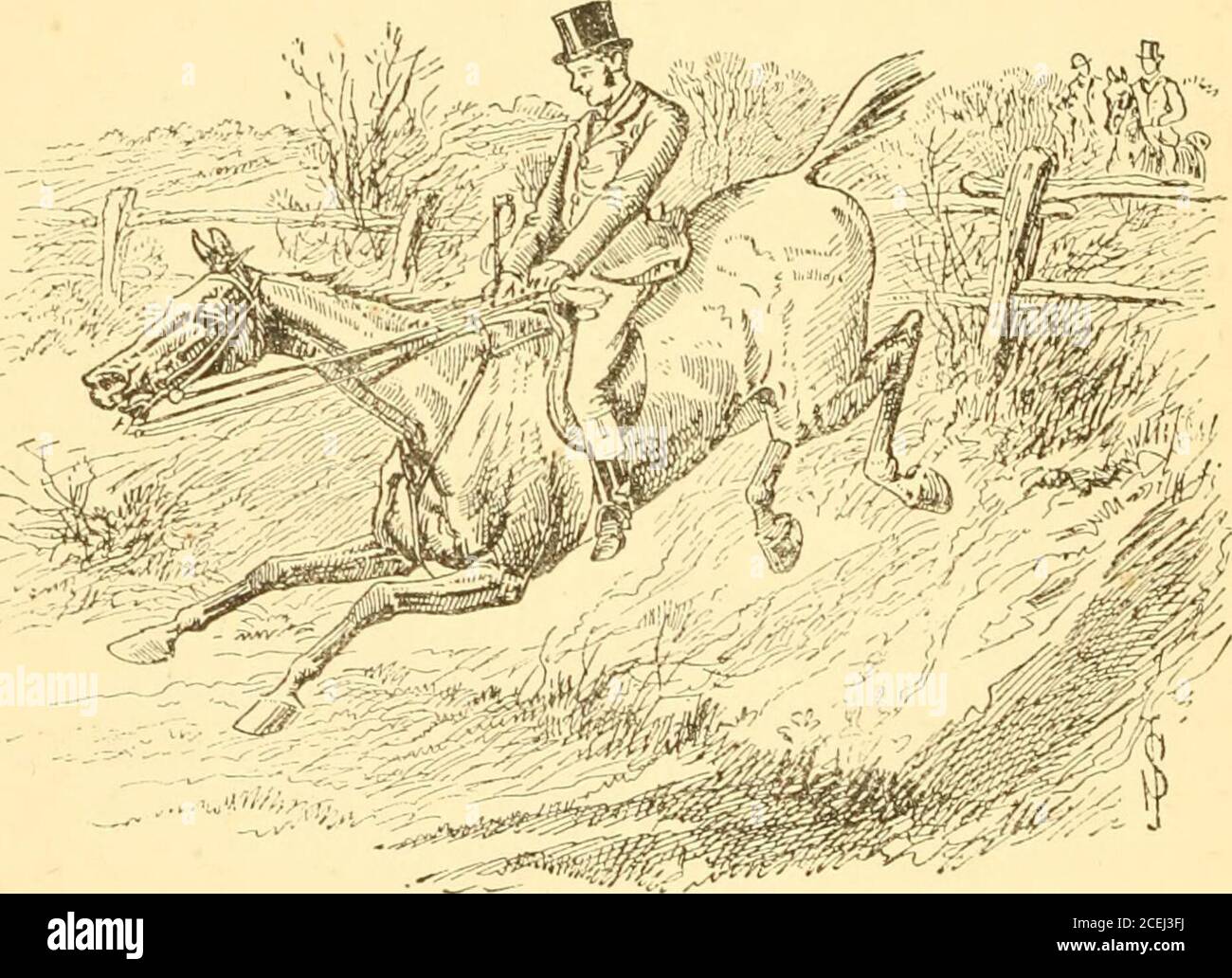 . Sketches in the hunting field. ^, however—who very soon afterwardsgets on his second horse, though we have had no run asyet, and only threw off half an hour ago—has notjumped in vain. The little bay goes home to Downings stables, and Ihave no doubt that the cheque he writes is a heavy one.We shall see in due time whether Sir Henry Akertons 72 SKETCHES IX THE HUNTIXG FIELD. suspicions as to the little bay being patched up andunable to stand work are correct. Possibly Downing may have made an excellent bar-gain, but I dont suppose Crossley sold the horse muchunder its value.. VIII. A -SWELL. T Stock Photo