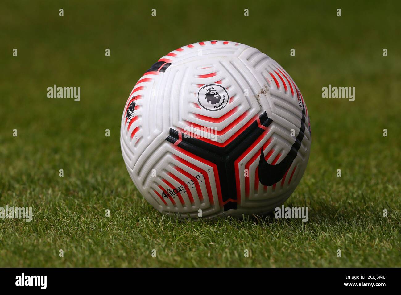 The Nike Flight, Official match ball of the Premier League 2020/21 - Ipswich Town v West Ham United, Pre-Season Friendly, Portman Road, Ipswich, UK - 25th August 2020  Editorial Use Only Stock Photo