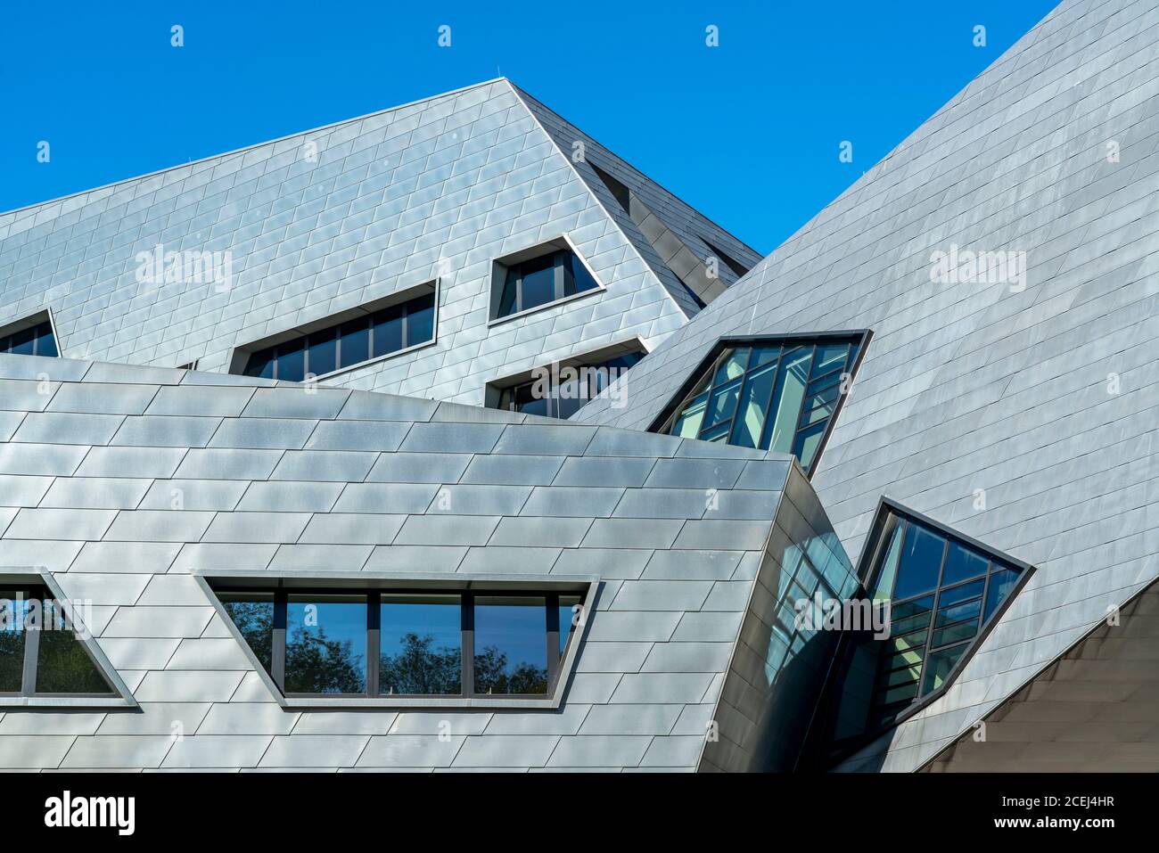 The Leuphana University Lüneburg, central building, designed by Daniel Libeskind, Lower Saxony