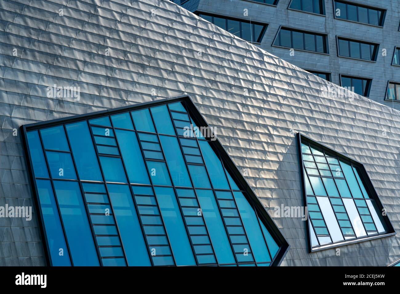The Leuphana University Lüneburg, central building, designed by Daniel Libeskind, Lower Saxony