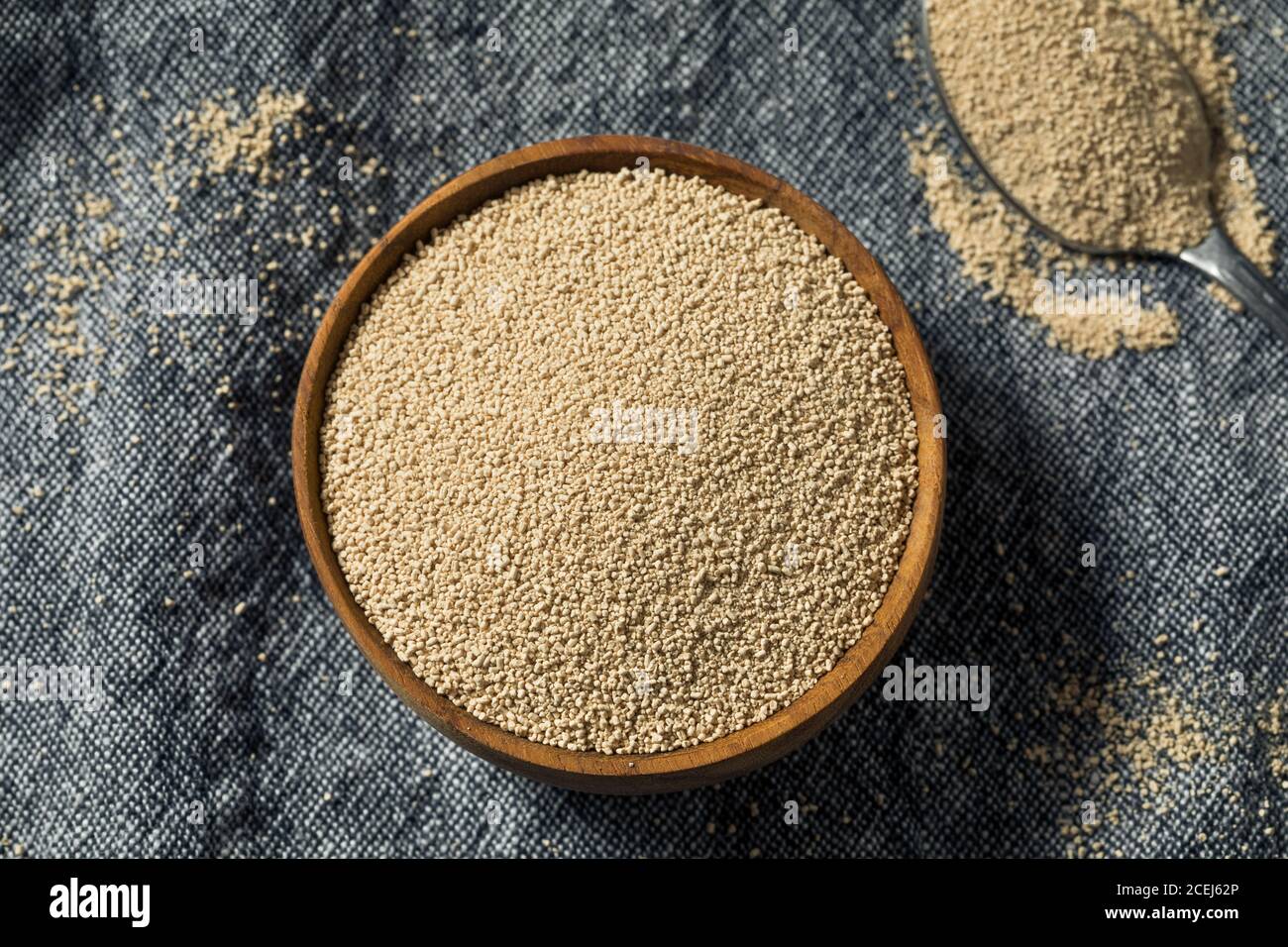 Dry Organic Active Dry Yeast in a Bowl Stock Photo Alamy