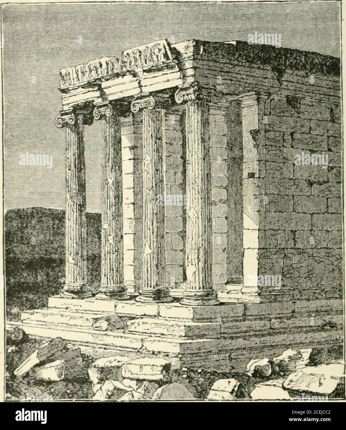The story of architecture: an outline of the styles in all countries. ess  ruins, the Persian warshaving very nearly exterminated the ruins  them-selves. But from the few specimens at Athens thestyle