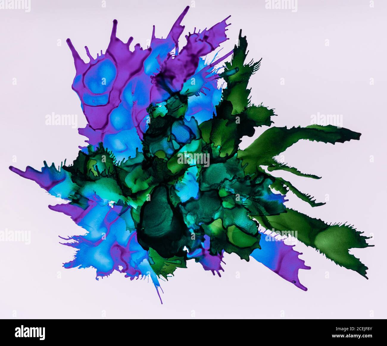 Mix of colorful paint Stock Photo - Alamy