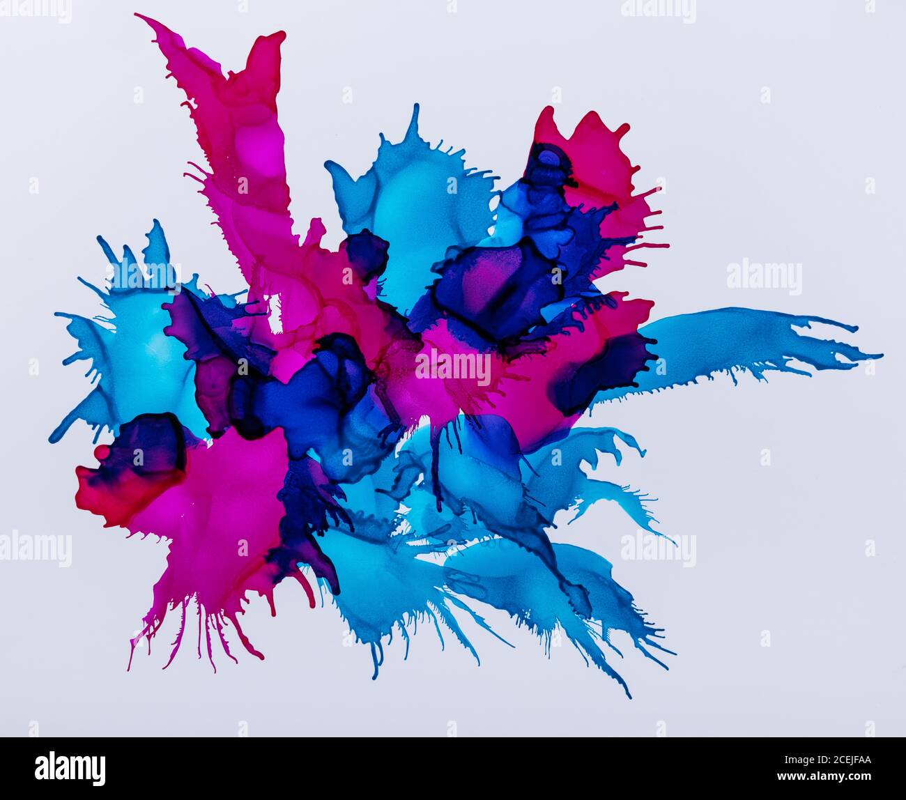 Mix of colorful paint Stock Photo - Alamy