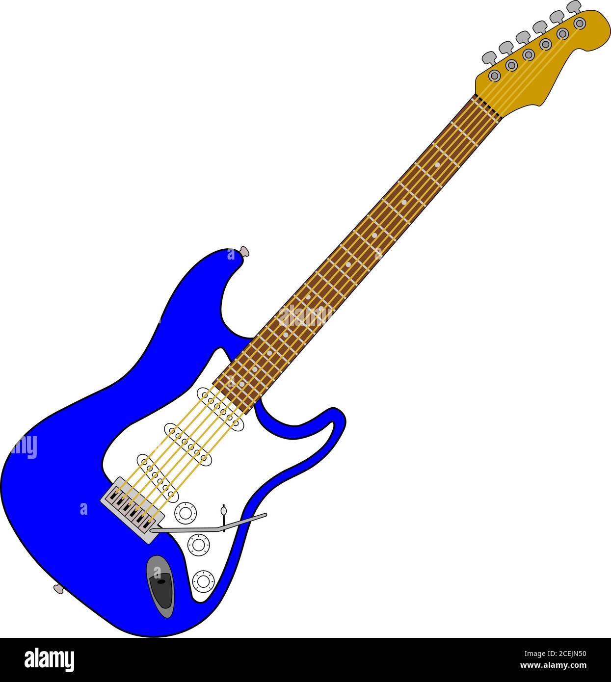 Guitar Neck Clipart Graphic