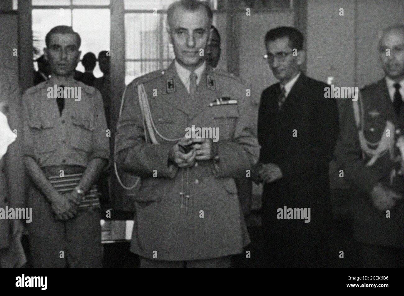 COUP 53, center: General Fazlollah Zahedi, who led the 1953 Iranian coup, 2019. © Amirani Media / Courtesy Everett Collection Stock Photo