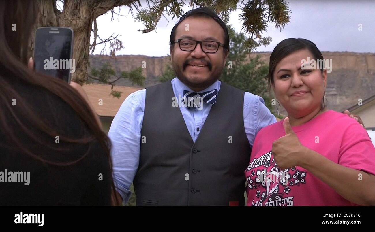 MORONI FOR PRESIDENT, Moroni Benally campaigning for Navajo Nation