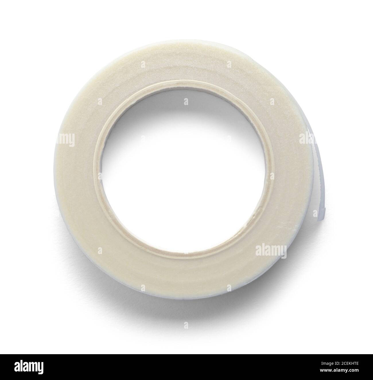 Roll of Foam Tape Isolated on White Stock Photo Alamy