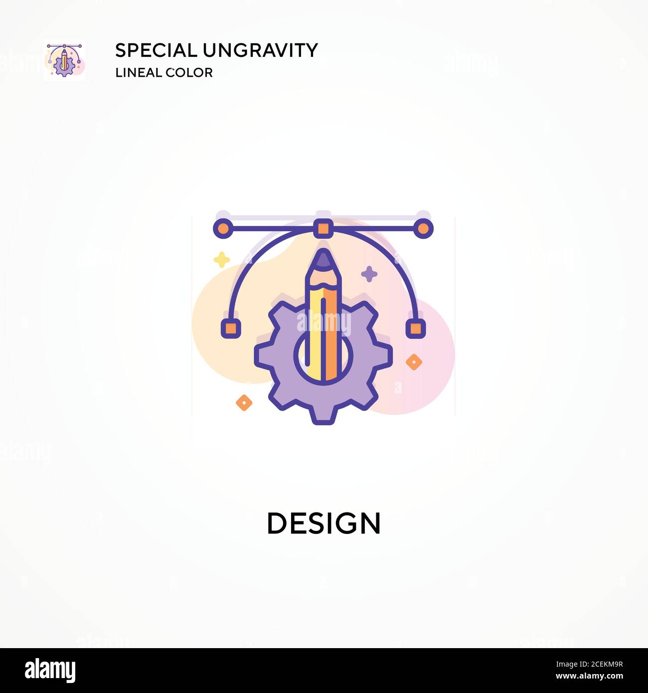 Design special ungravity lineal color icon. Modern vector illustration ...