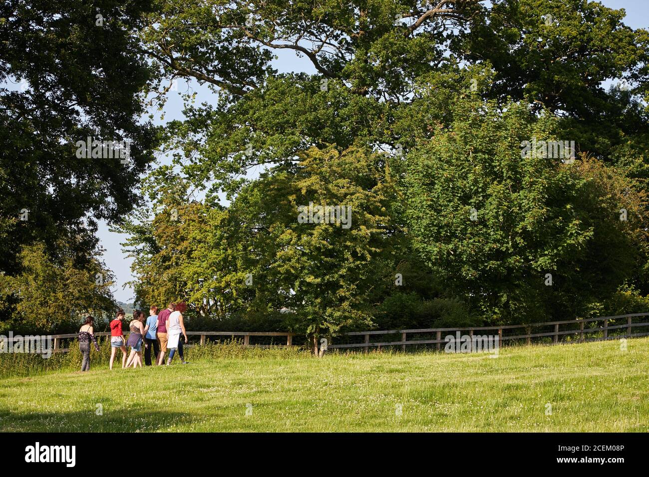 A walk in the Oxfordshire countryside Stock Photo