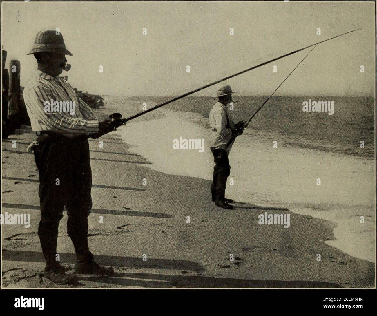 surfcaster rod and reel