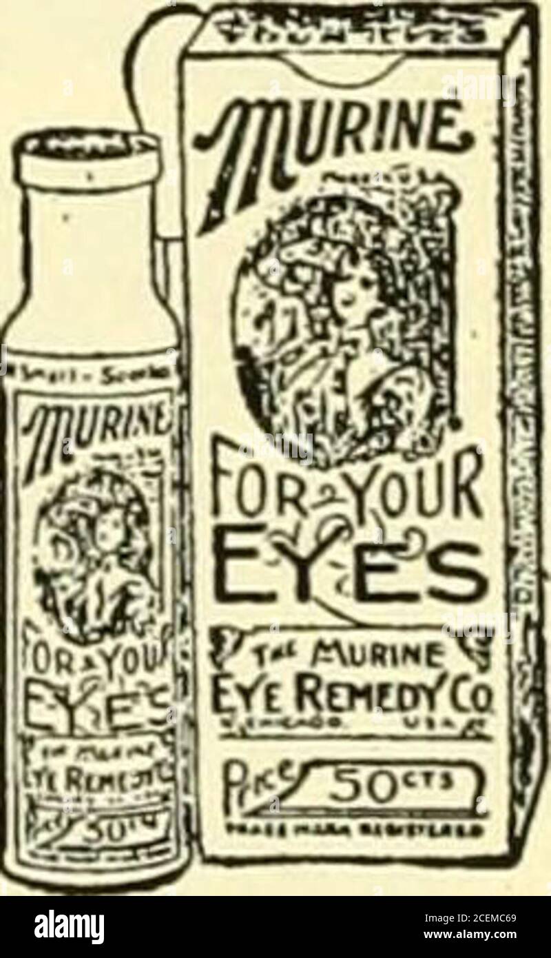 . The World almanac and encyclopedia. 1^ Efficiency Has BeenDemonstrated for Many Years M. O-l. Murine is the result of professional investi- gation and experience of Successful Oculistswho Compound it. Sold by your Druggist at50c and SI.OO per Bottle. Why not try Murinein Your own and Babys Eyes when they Need ««» Care? No Smarting — Just Eye Comfort. B^j-wjitfl^C* Murine will win your approval. M^jf %•!» vVrile Murine Eye Remedy Co., Chicago, lor Book of tlie Eye FREE 928. AGENTS! MAKE BIG MONEY Be Your Own Boss No Experience Needed Our Line Sells Itself Our line of knives, razors, strous an Stock Photo