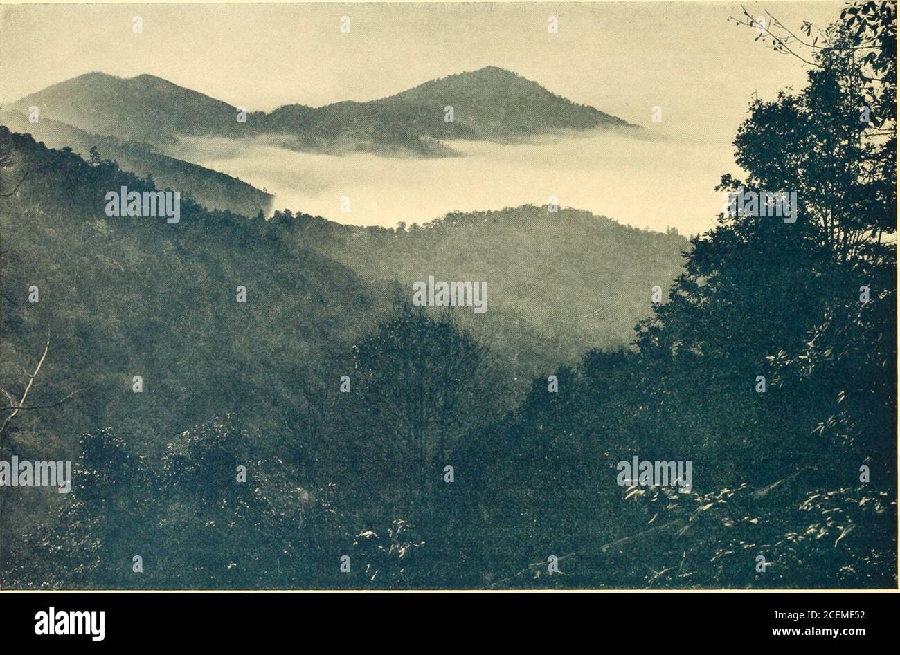 . In Cloudland, Mayview Park, Blowing Rock, North Carolina. Lake