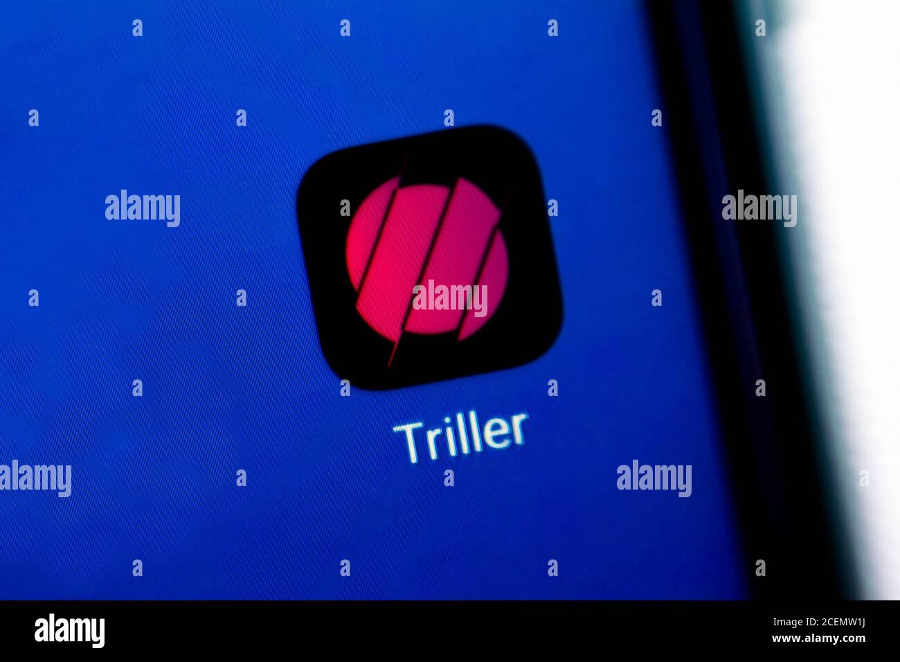 App triller logo hi-res stock photography and images - Alamy