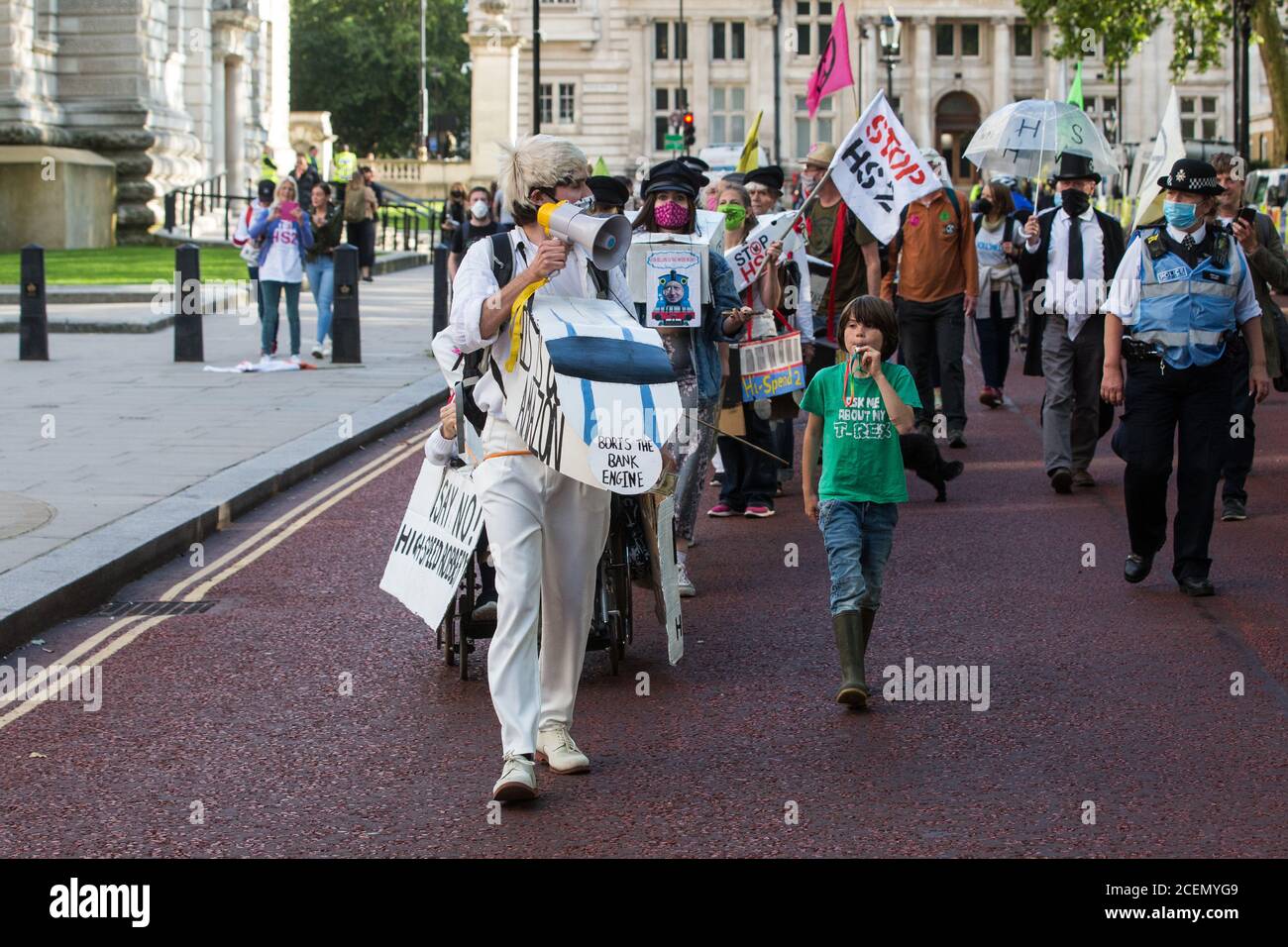 Hs2 Protest Graph Hs2 Environmental Impact High Resolution Stock Photography and Images ...