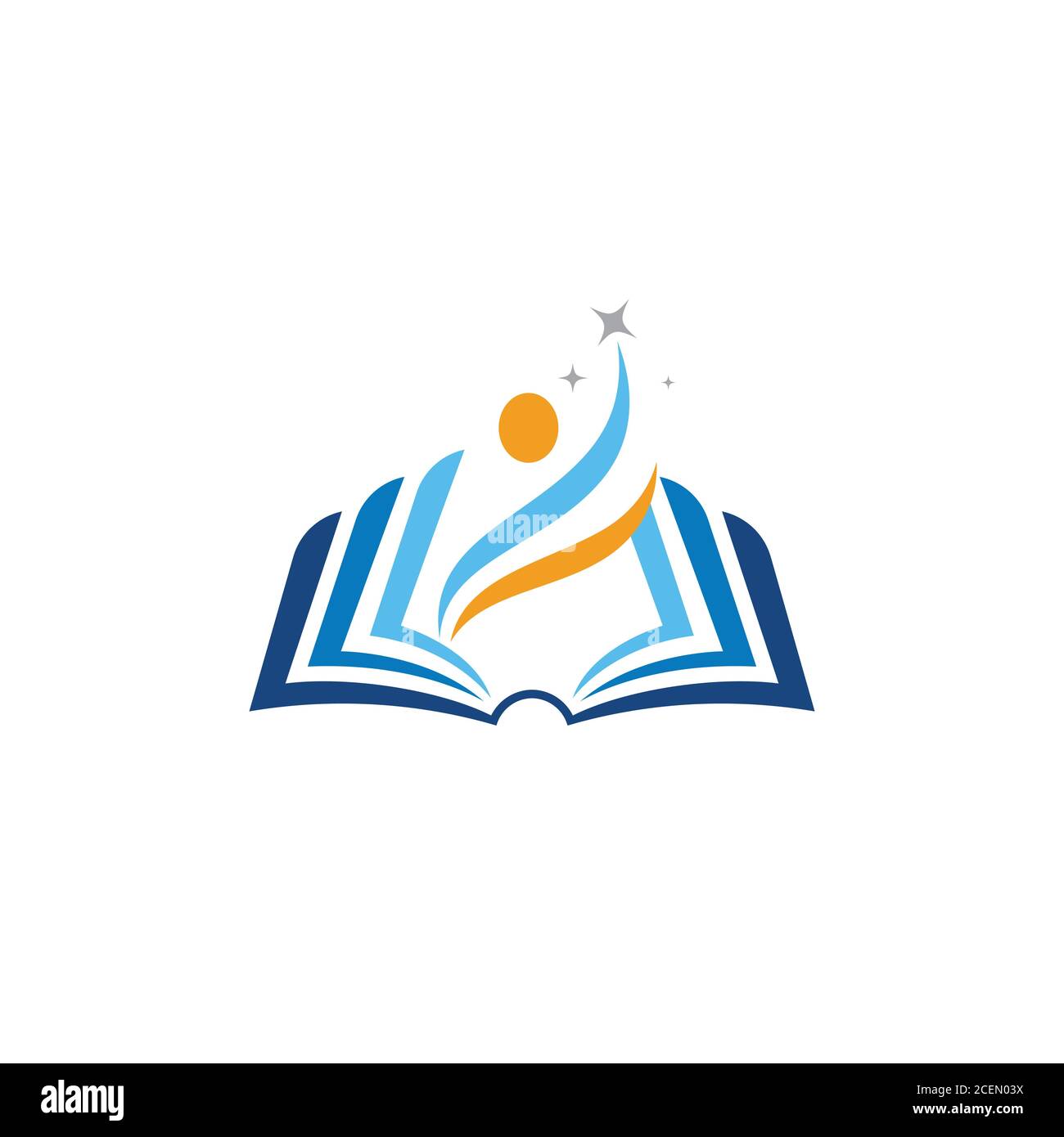 Education Book Template vector icon illustration design Stock Vector ...