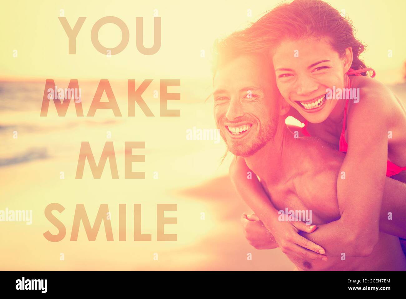 you make me smile quotes love