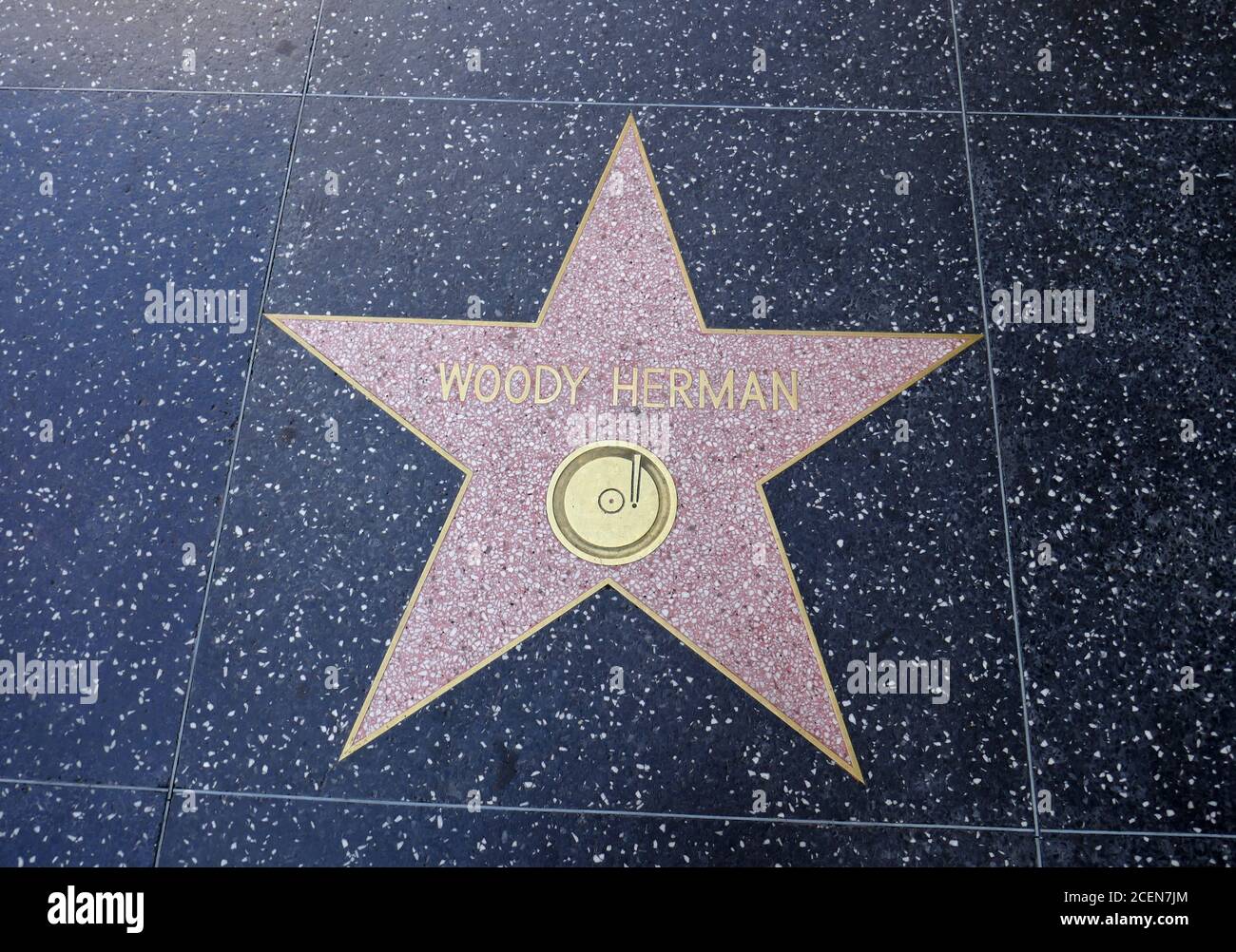 Hollywood, California, USA 1st September 2020 A general view of atmosphere of musician Woody Herman's Star on Hollywood Walk of Fame on September 1, 2020 in Hollywood, California, USA. Photo by Barry King/Alamy Stock Photo Stock Photo