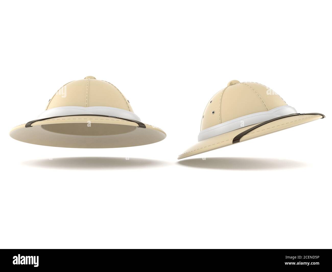 French Tropical Pith Helmet - Khaki Colonial Explorer Adventurer Safari Sun  Hat