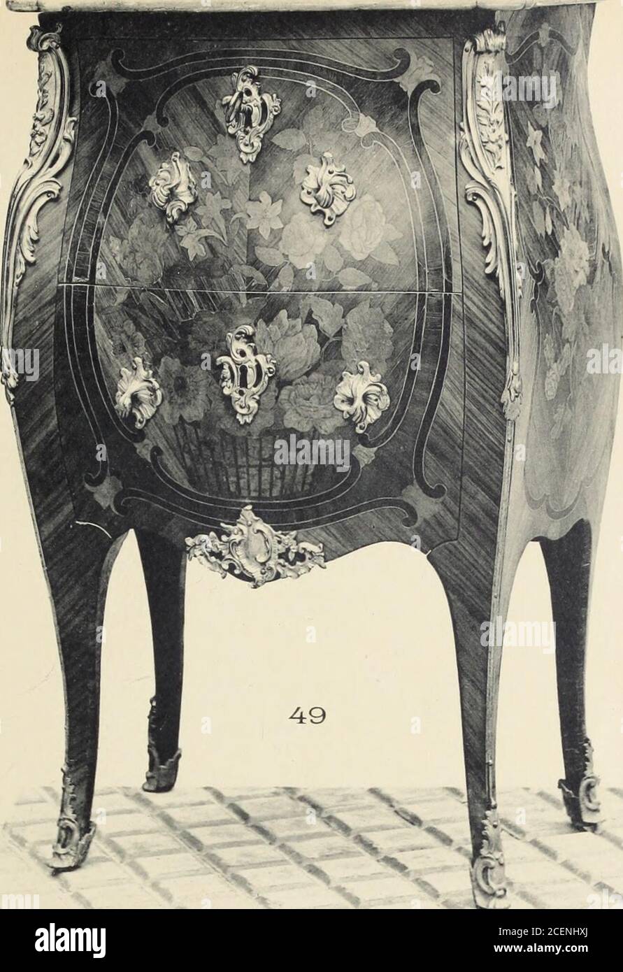 Catalogue des beaux meubles Louis XV et Louis XVI ... consoles et glaces,  fauteuils en tapisserie, pendules et appliques ... tableaux anciens ...  réteaux, en acajou incrusté de cuivre et garni