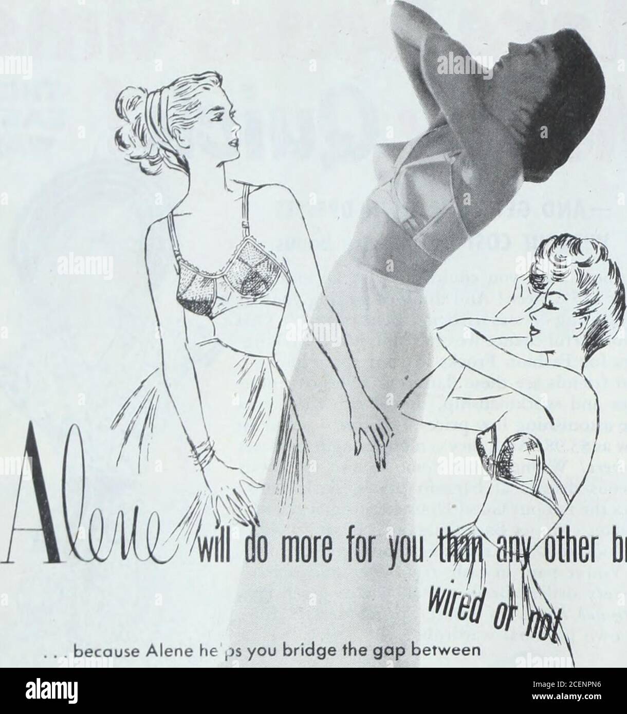 The Ladies' home journal. Name- Address-City -Zone- State- Age- Dress  Size-. other bra . . because Alene he ,>s you bridge the gap betweenthe  silhouete nature created and the silhouette fashions