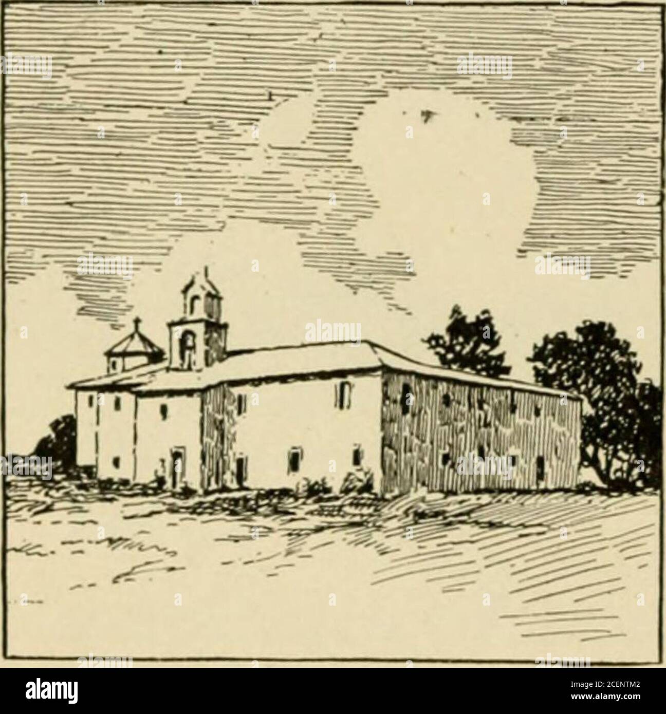 . Hazen's elementary history of the United States; a story and a lesson. promised to make. He therefore sawthe queen, and, having been her confessor, gained her prom-ise to aid Columbus in hisplans. Now Ferdinand and Isabella, the king and queen of Spain, had been for some years at war witli the Moors, and it took so much money to support the army, that Spain had but little left to give to Columbus. But the queen suddenly seemed to look into the future, and to La Rabida. see the great benefits that would come to Spain should Columbus succeed, and she told him he should have his ships and men, Stock Photo