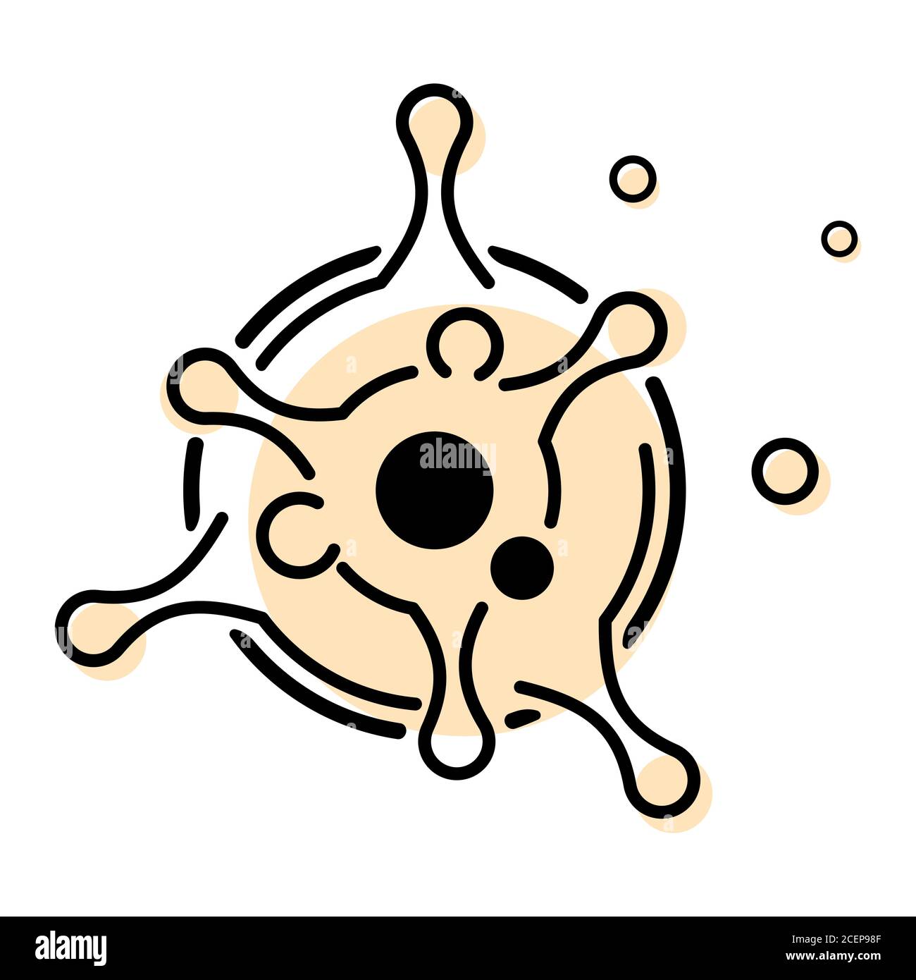 Coronavirus vector icon. Stock Vector