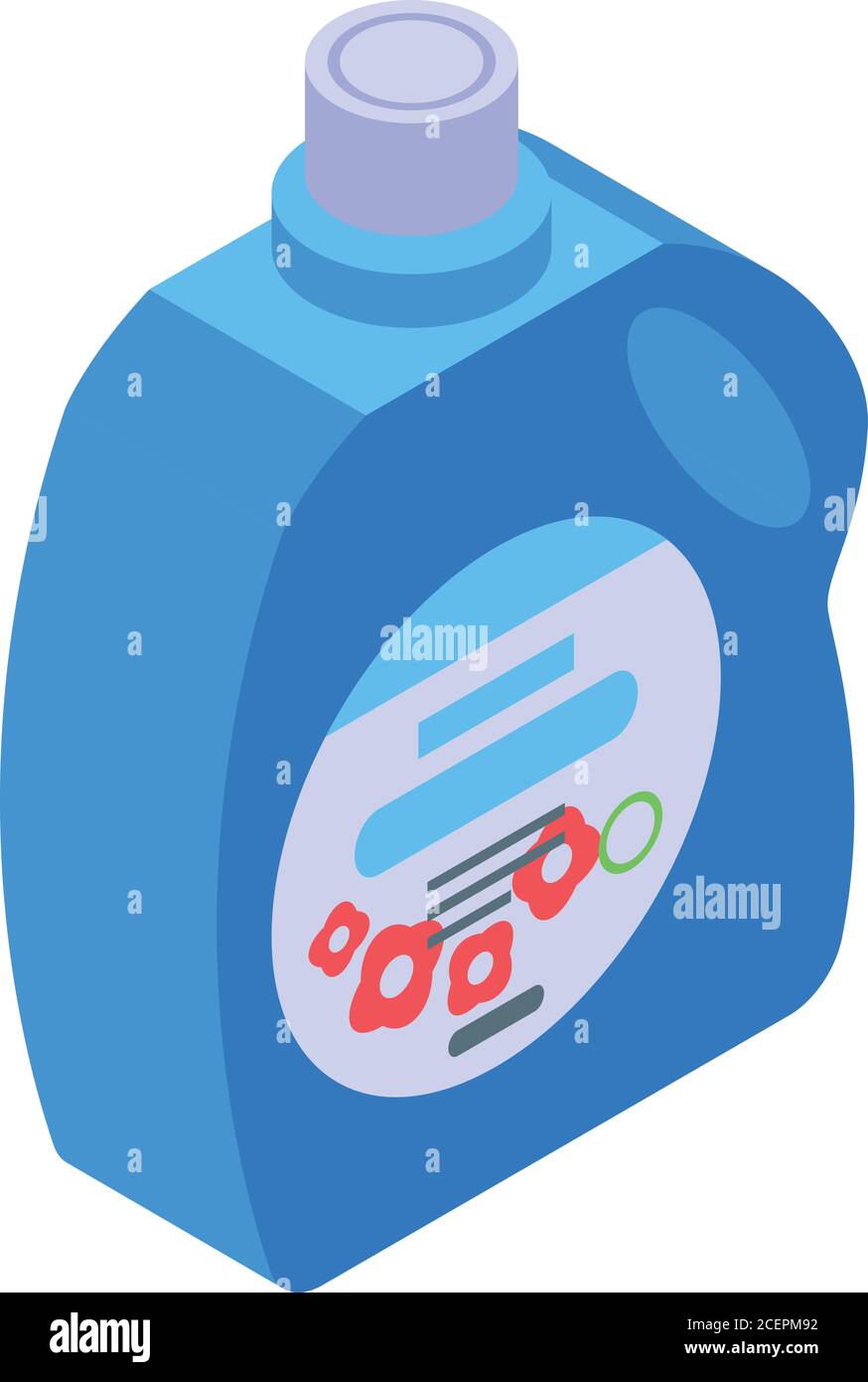 Softener product icon, isometric style Stock Vector