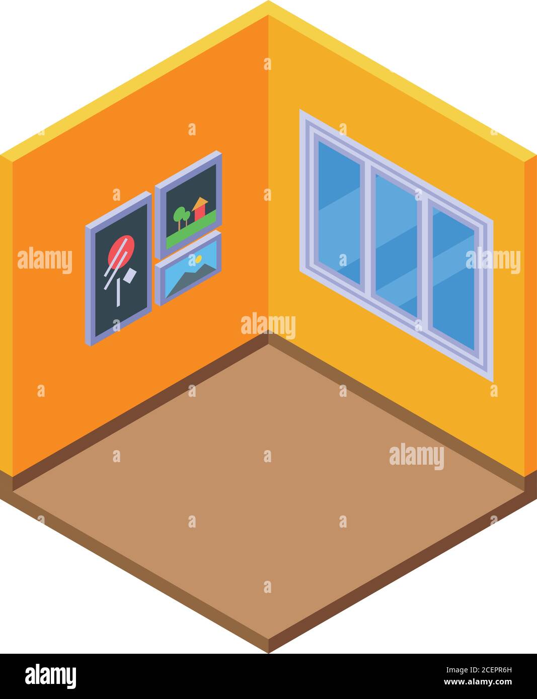 Home office room icon, isometric style Stock Vector Image & Art - Alamy