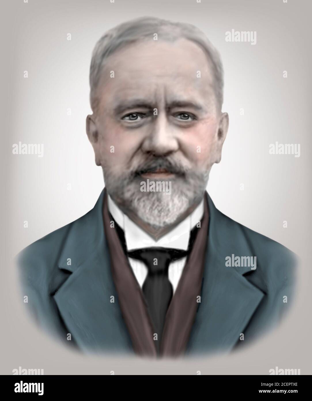 Albert Calmette 1863-1933 French Physician Bacteriologist Immunologist Stock Photo