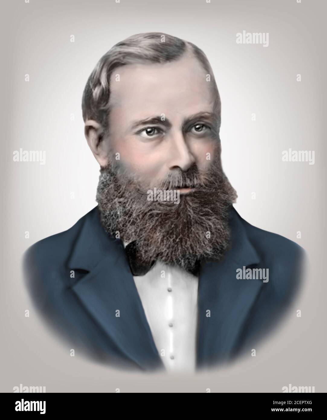 Gottlob Frege 1848-1925 German Philosopher Logician Mathematician Stock Photo