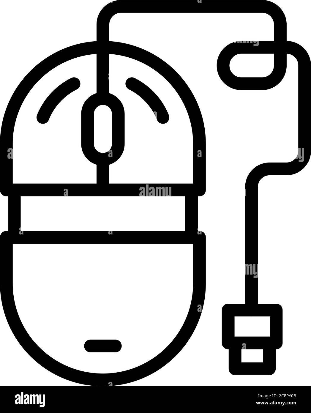 Home office mouse icon, outline style Stock Vector Image & Art - Alamy