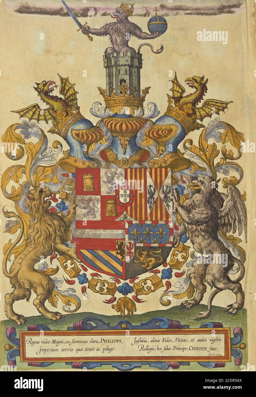 Theatrvm Orbis Terrarvm Ltm 1 2 Gt D P H I L I P P O Avstriaco Caroli V Avg R O M I M P F I N D I A R V M H I S P