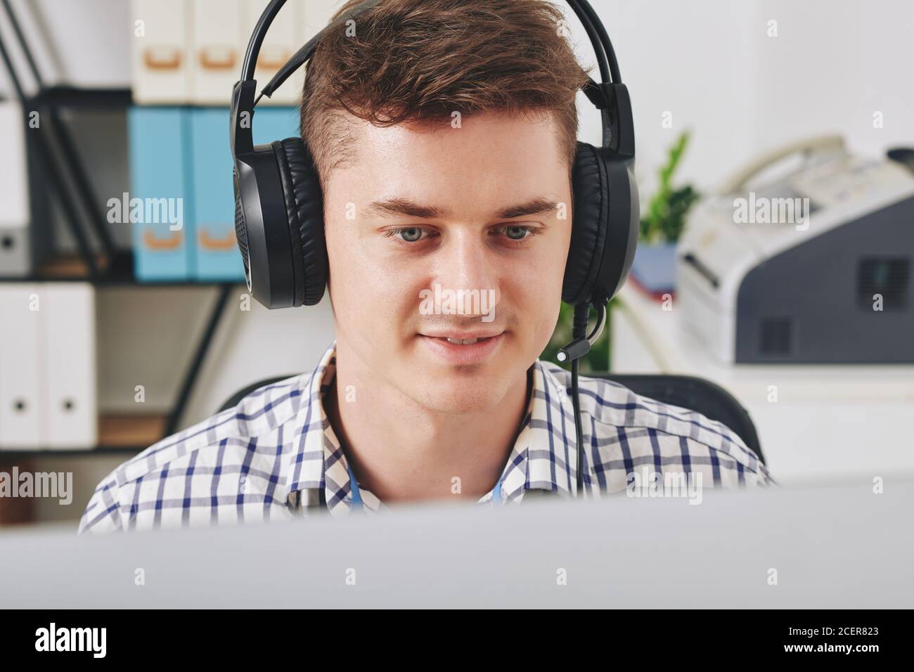 Positive technical support Stock Photo - Alamy
