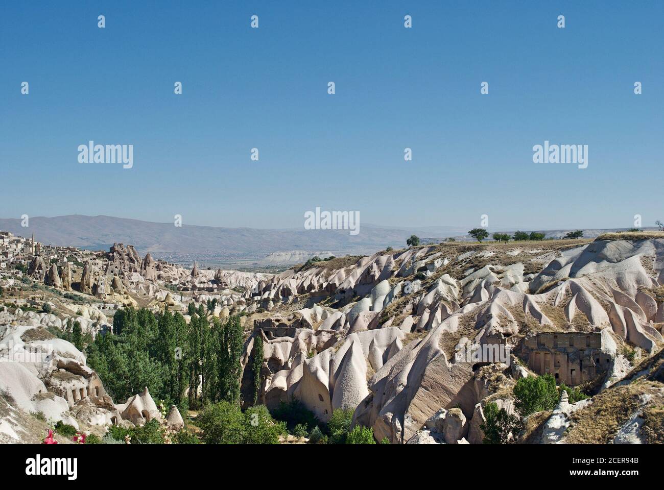 The surrealistic geological landscape formation of Cappadocia, the deposits of volcanoes ash 