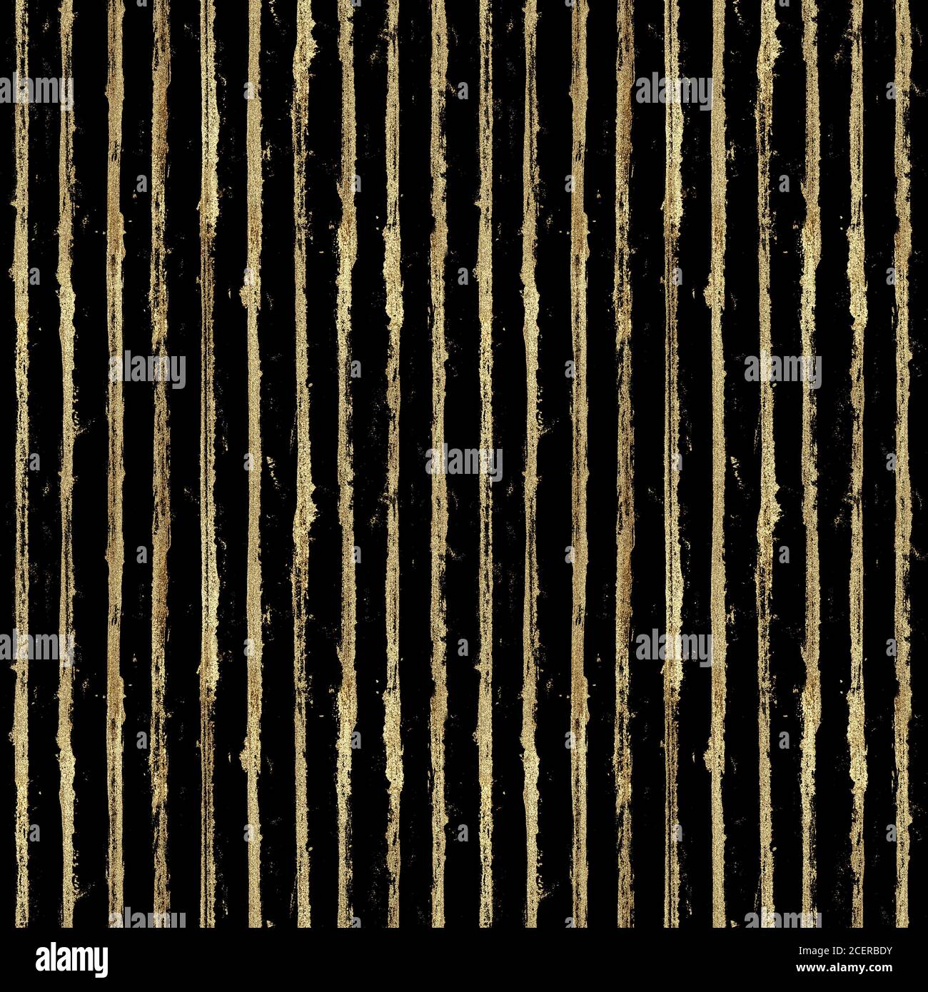 Gold gliterring shining stripe grunge seamless pattern. Golden stripes on  black background. Hand drawn striped texture. Print for textile, fabric,  wal Stock Photo - Alamy