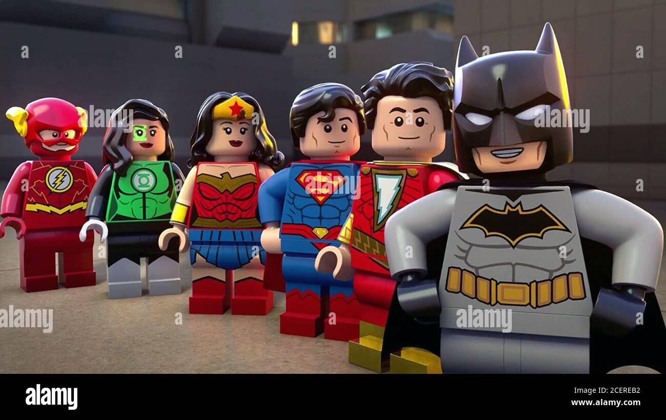 Lego DC Shazam!: Magic and Monsters is an American direct-to-video computer-animated  superhero action-adventure comedy film based on the DC Comics and Lego  brands produced by DC Entertainment. this photograph is for editorial