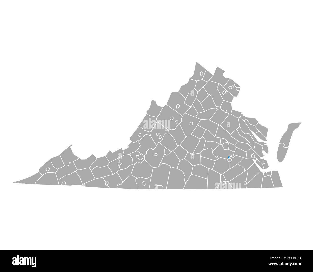 Map of Colonial Heights in Virginia Stock Photo Alamy