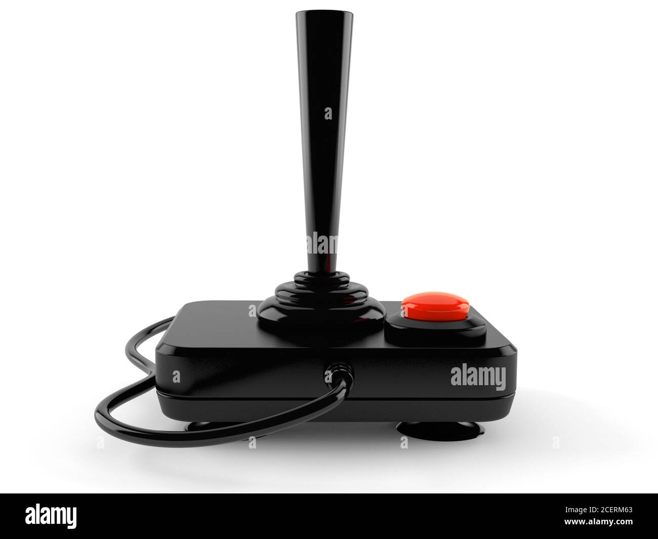 Joystick isolated on white background Stock Photo - Alamy