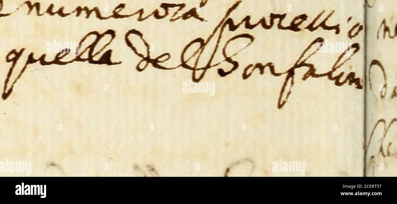 . Diario del Gualdi. 1651-1655. 6. Stock Photo