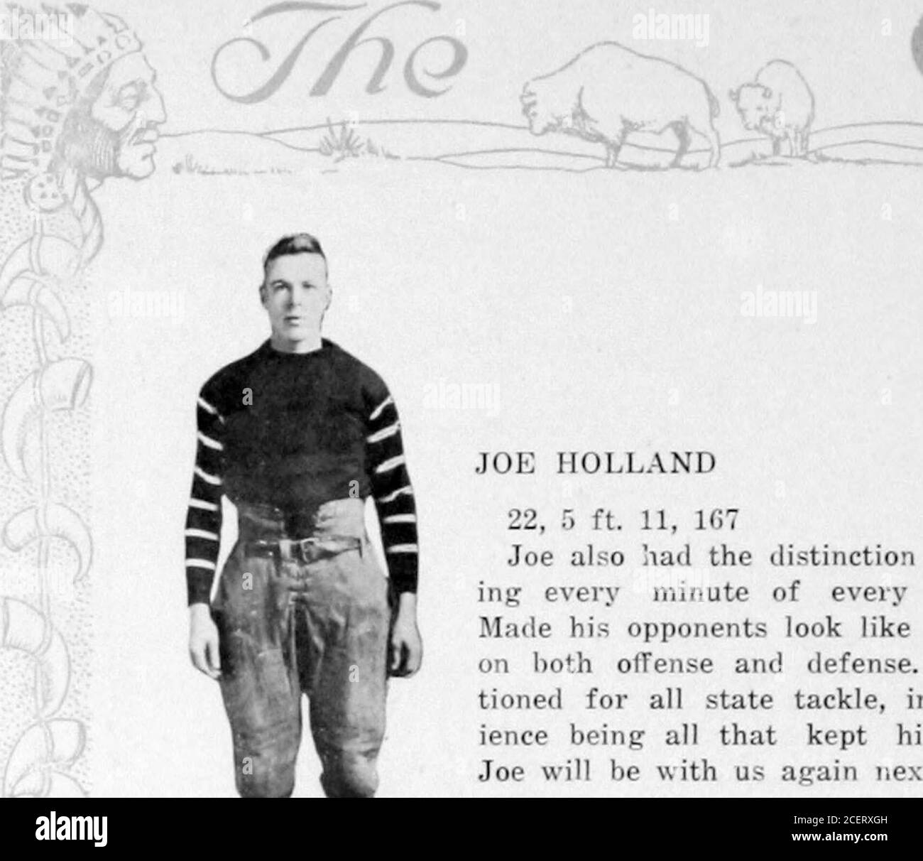 . Oracle, The. I. ORACLE/ V. HOLLAND22, 5 ft. 11, 167 Joe also had the distinction of be-ing every minute of every game. Made his opponents look like oth offense and defense. Men-tioned for all state tackle, inexper-ience being all that kept him ofT.Joe will be with us again next year. Stock Photo