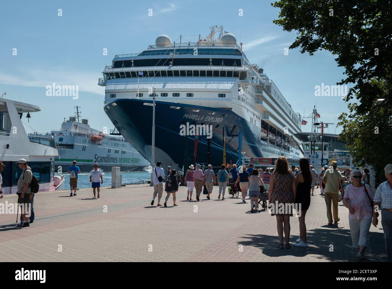 Marella Explorer Cruise ship at Warnemunde cruise port Stock Photo - Alamy