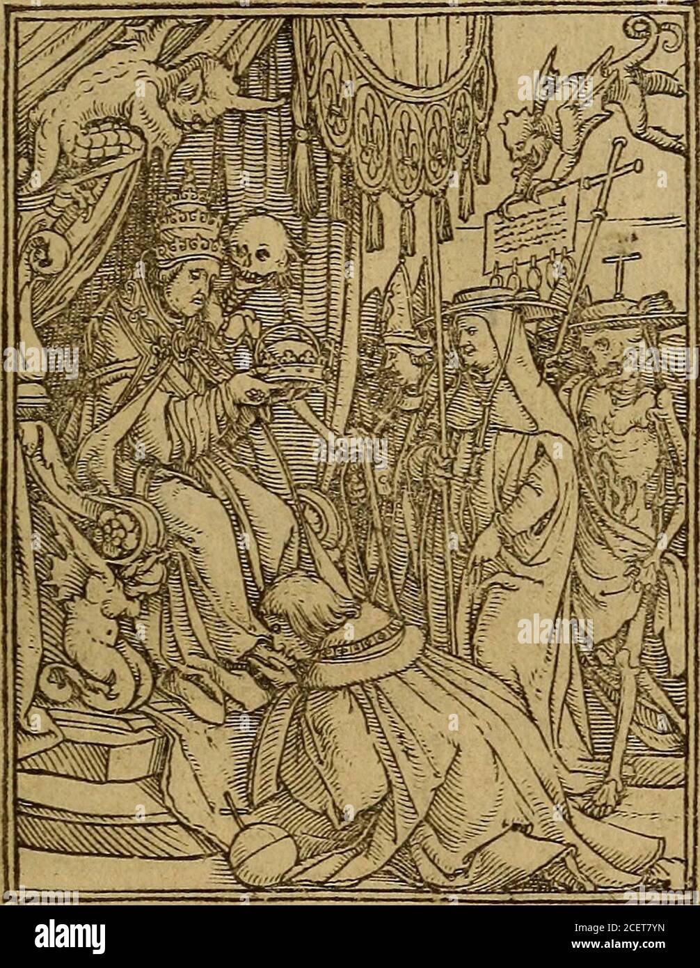 Les Simulachres Historiees Faces De La Mort Autant Elegamme N T Pourtraictes Que Artificiellement Imaginees