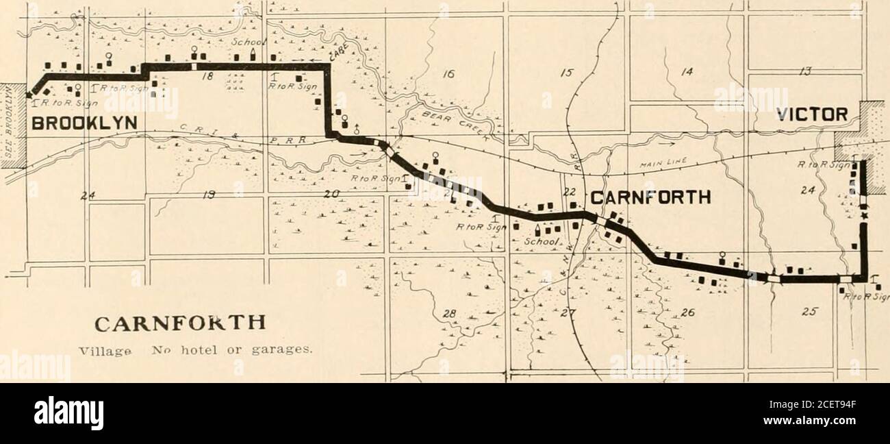 Brooklyn iowa map hires stock photography and images Alamy