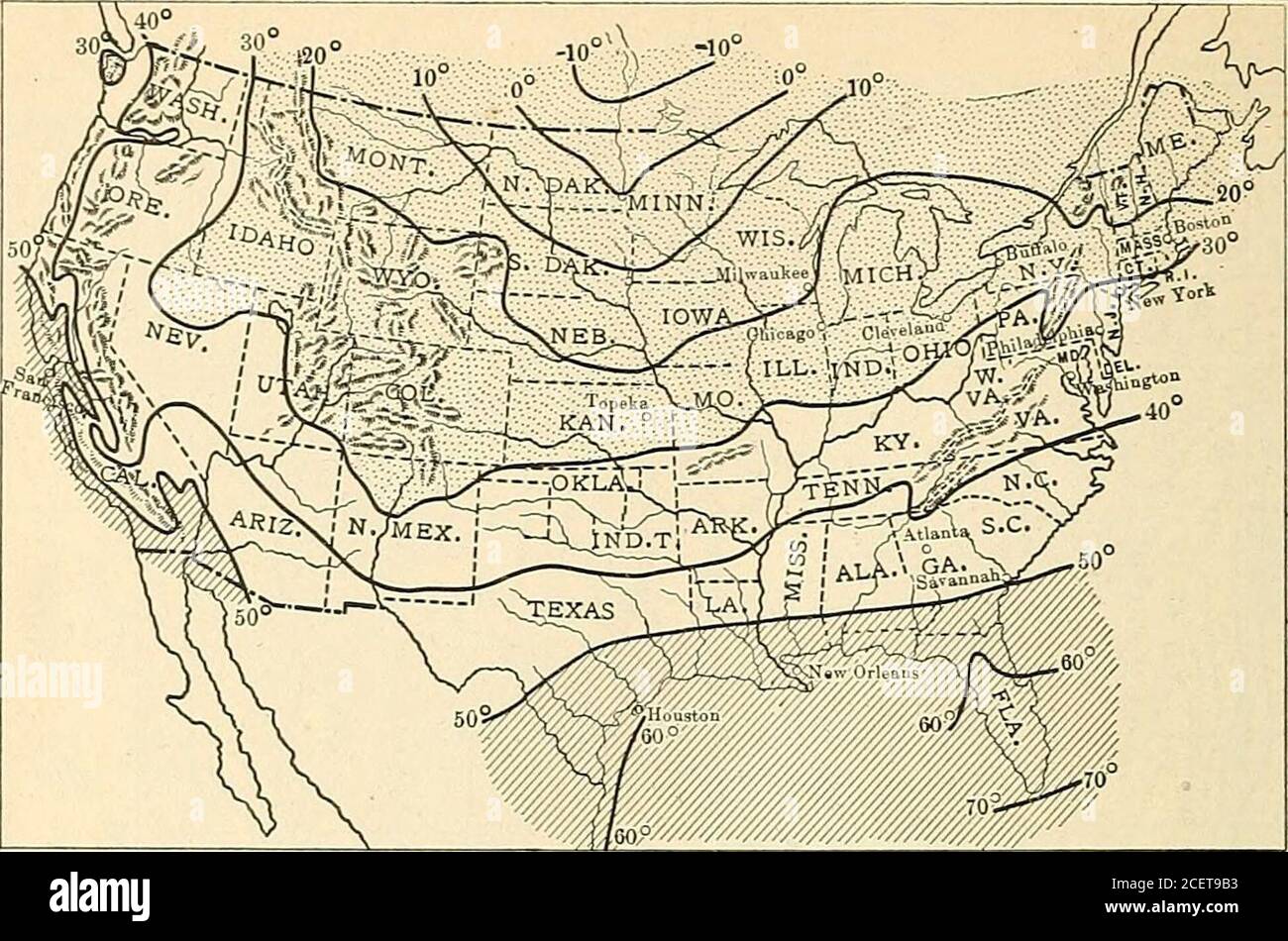 Isothermal chart hires stock photography and images Alamy