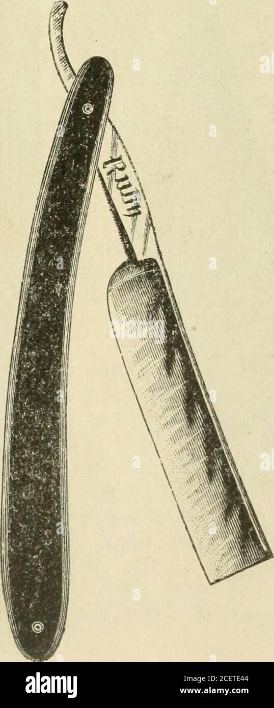 . Essay on barbers' razors, razor hones, razor strops and razor honing