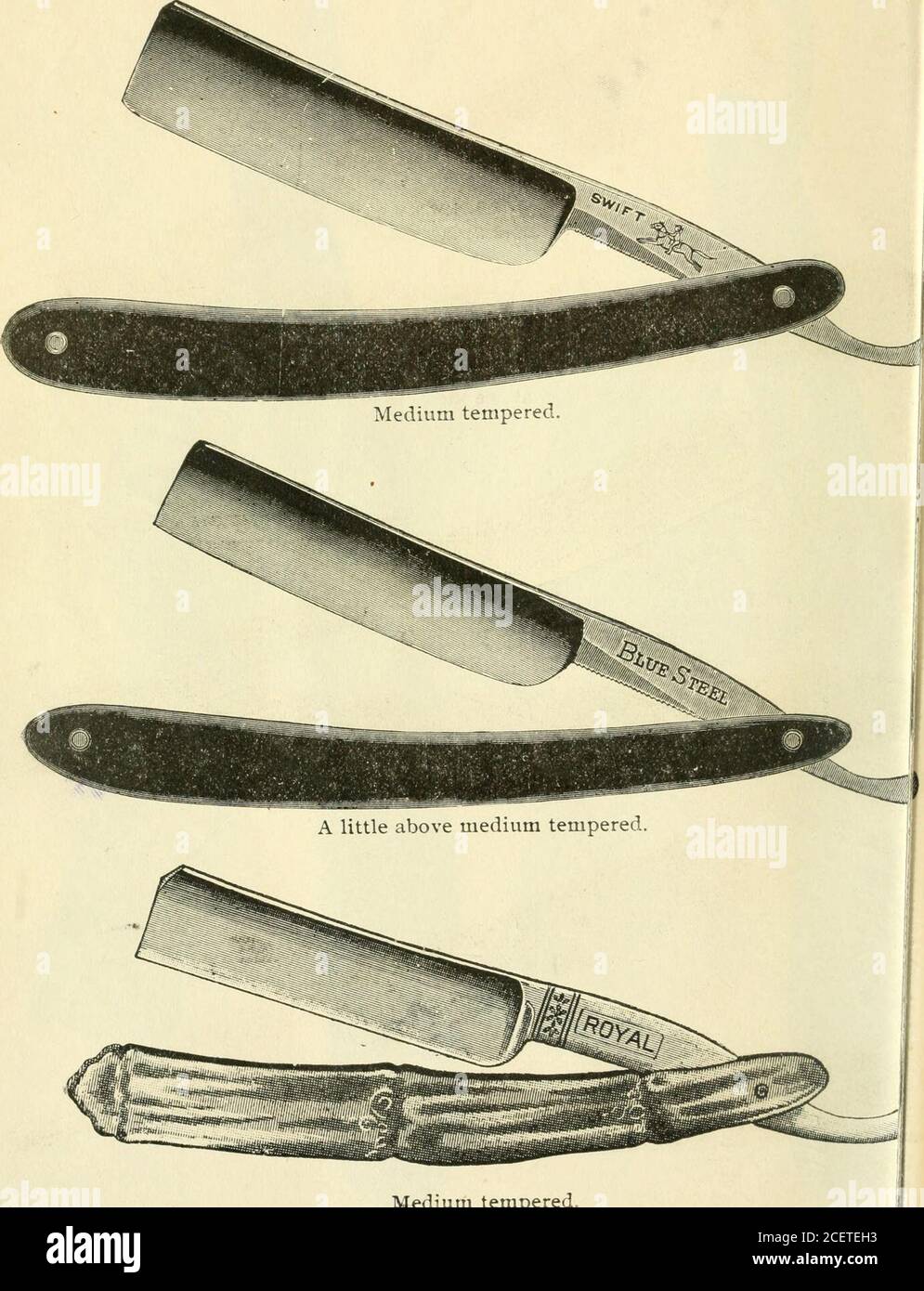 . Essay on barbers' razors, razor hones, razor strops and razor honing