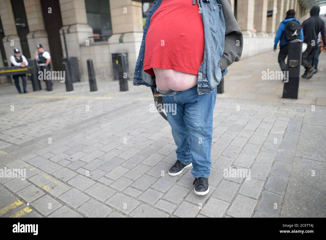Morbidly obese man hi-res stock photography and images - Alamy